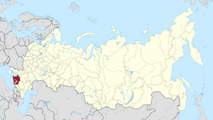 Краснодарский край на карте